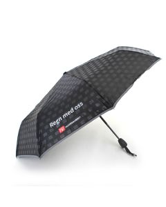 Paraply sammenleggbar - sort