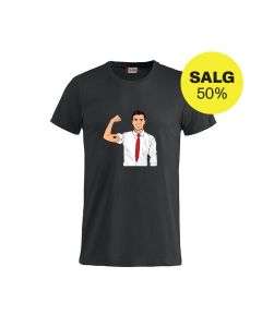T-skjorte med trykk av mannen