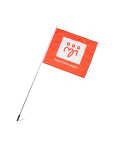 Paradeflagg med teleskopstang