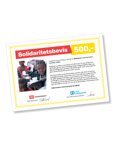 Solidaritetsbevis 500 kr
