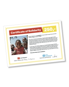 Solidaritetsbevis 250 kr - Engelsk