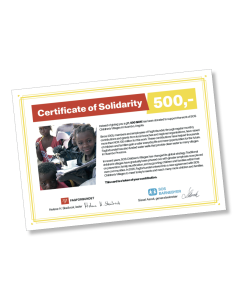 Solidaritetsbevis 500 kr - Engelsk